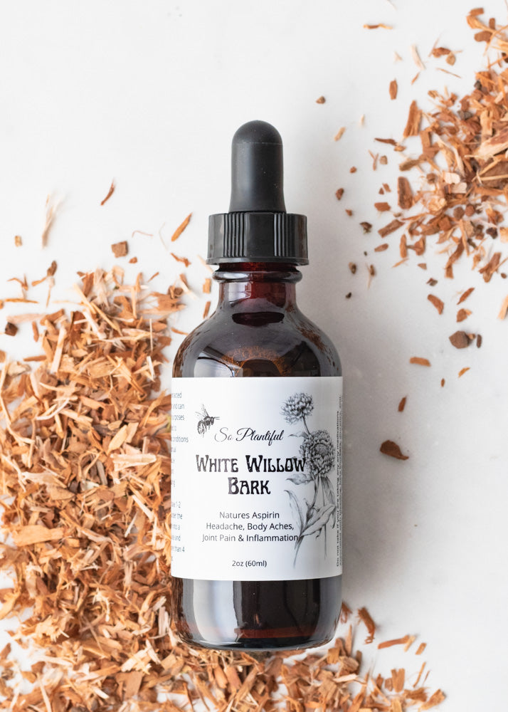 White Willow Bark - Natures Aspirin, Headache, Body Aches, Joint Pain & Inflammation, fever