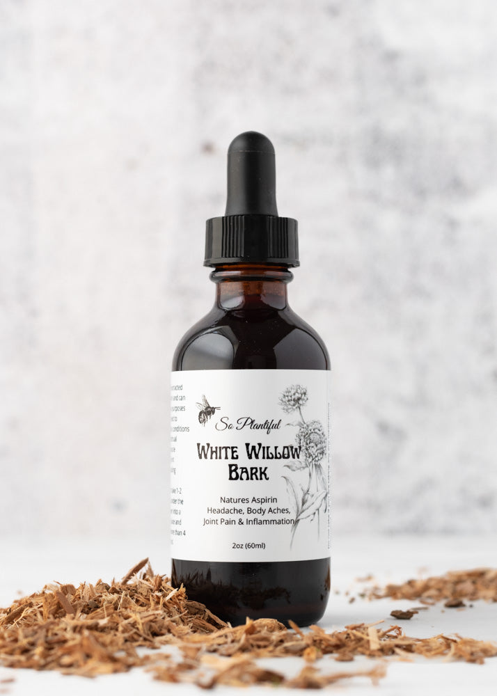 White Willow Bark - Natures Aspirin, Headache, Body Aches, Joint Pain & Inflammation, fever