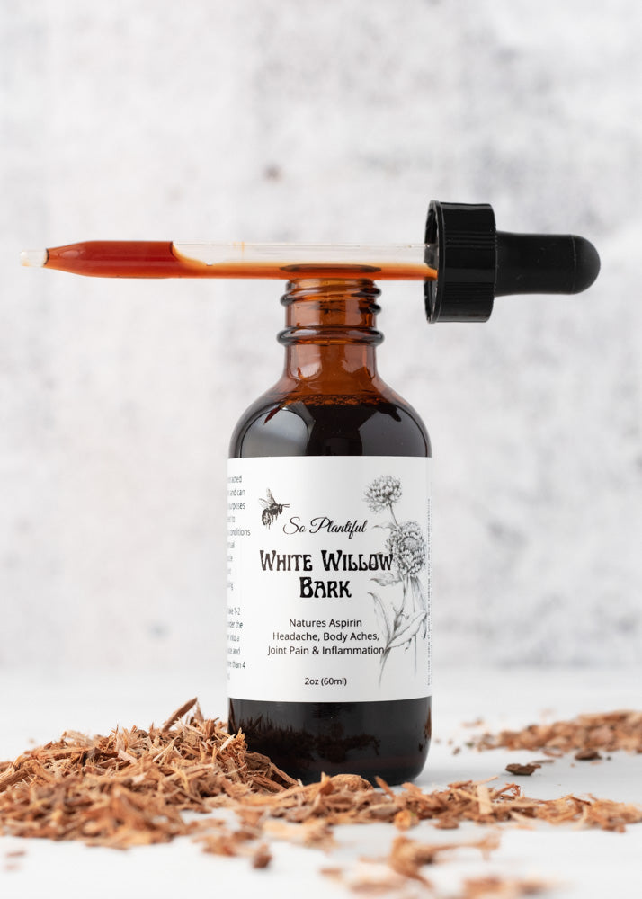 White Willow Bark - Natures Aspirin, Headache, Body Aches, Joint Pain & Inflammation, fever