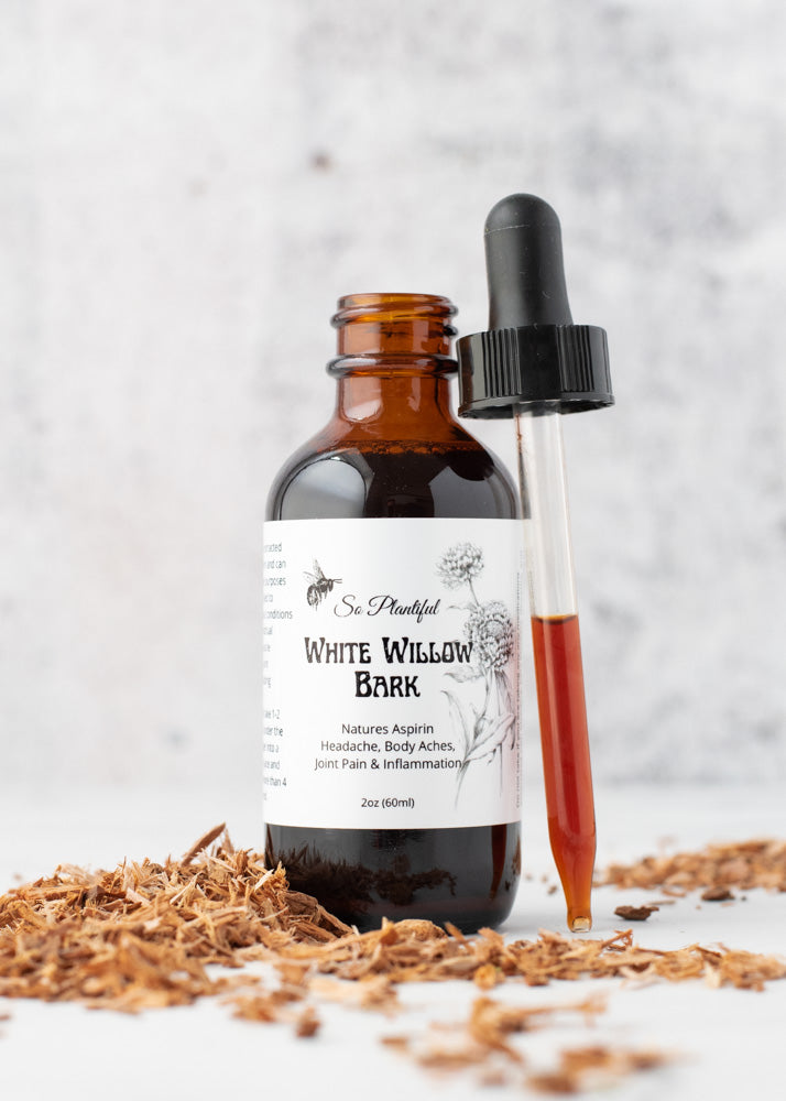 White Willow Bark - Natures Aspirin, Headache, Body Aches, Joint Pain & Inflammation, fever