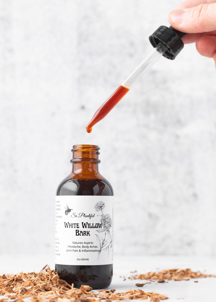 White Willow Bark - Natures Aspirin, Headache, Body Aches, Joint Pain & Inflammation, fever