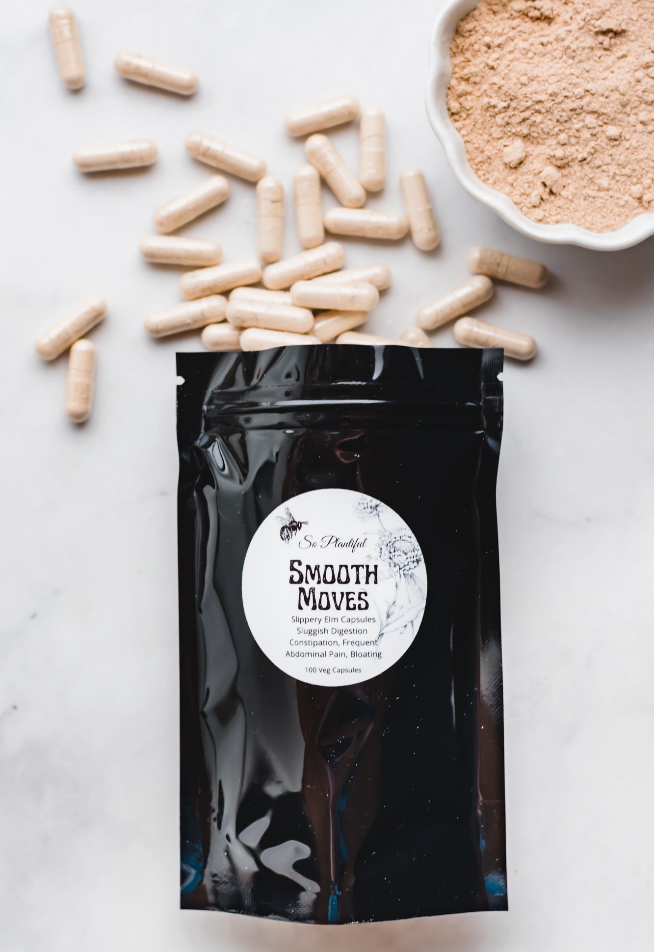 Smooth Moves - Slippery Elm Bark, IBS, Colitis, GERD, Crohn's, Abdominal Conditions