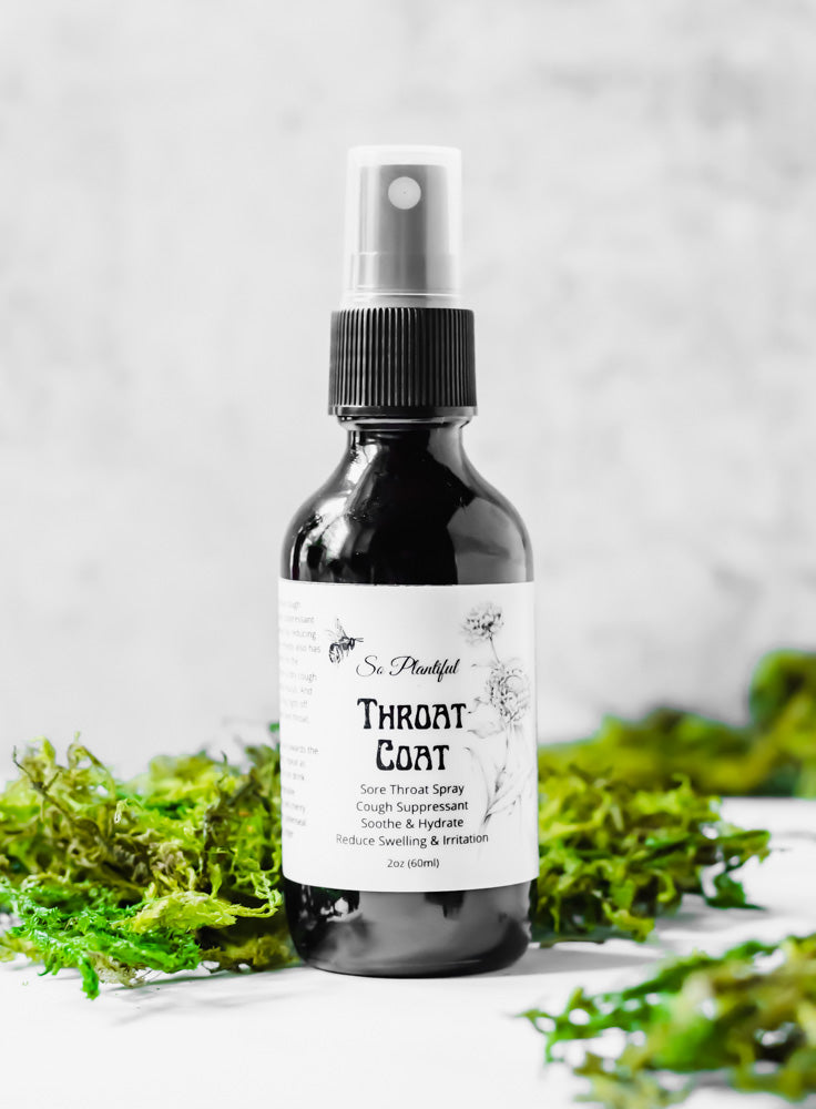 Throat Coat - Sore Throat Spray, Cough Suppressant, Fight Infection in Throat, Alcohol Free