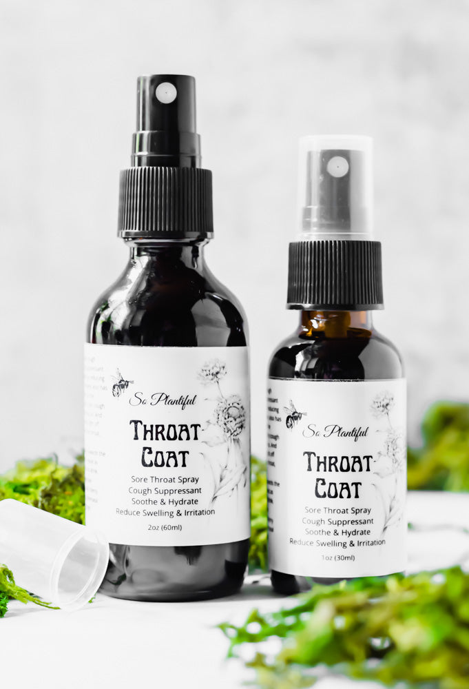 Throat Coat - Sore Throat Spray, Cough Suppressant, Fight Infection in Throat, Alcohol Free