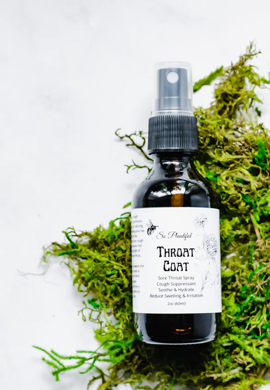 Throat Coat - Sore Throat Spray, Cough Suppressant, Fight Infection in Throat, Alcohol Free