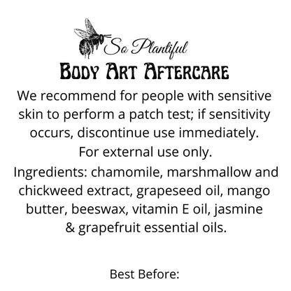 Body Art Aftercare Tattoo Healing 