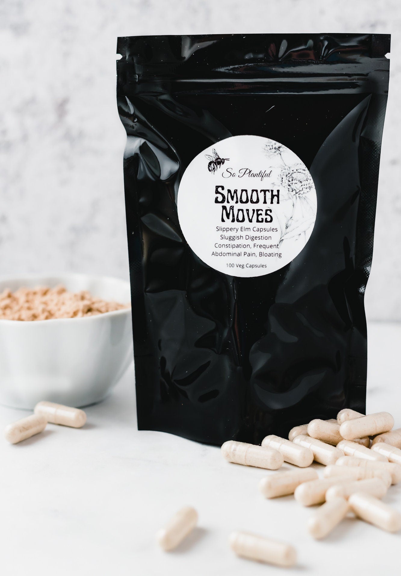 Smooth Moves - Slippery Elm Bark, IBS, Colitis, GERD, Crohn's, Abdominal Conditions